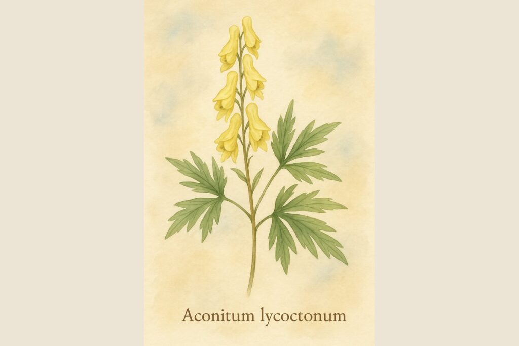 Aconitum lycoctonum remédio homeopático