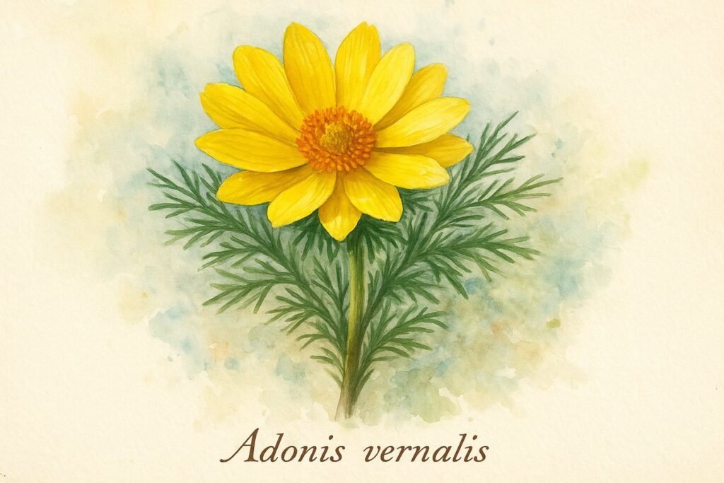 Adonis vernalis 2 doença de bright