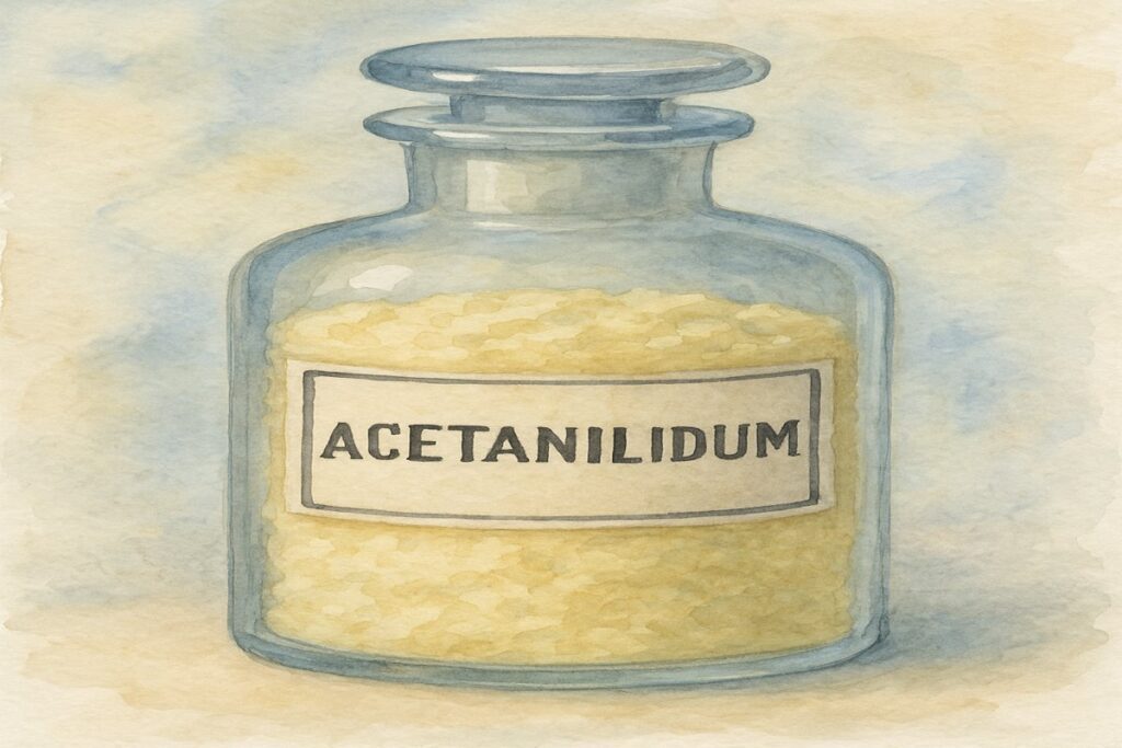 Acetanilidum 2 Acetanilidum remédio homeopático