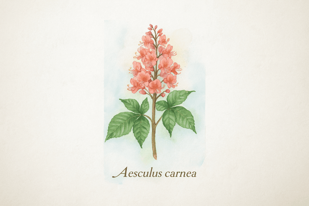 Aesculus carnea remédio homeopático
