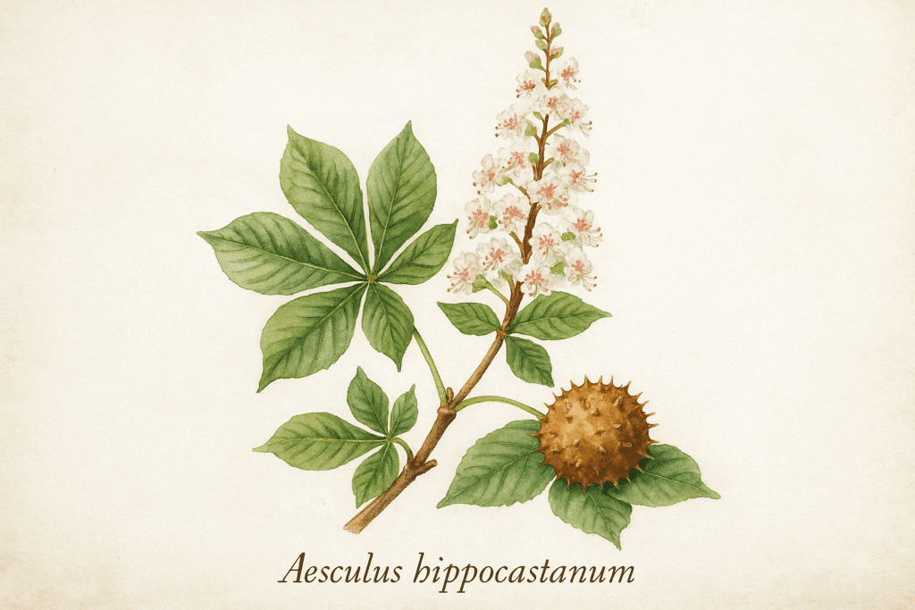 Aesculus hippocastanum remédio homeopático