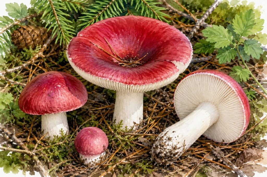 agaricus emeticus na homeopatia
