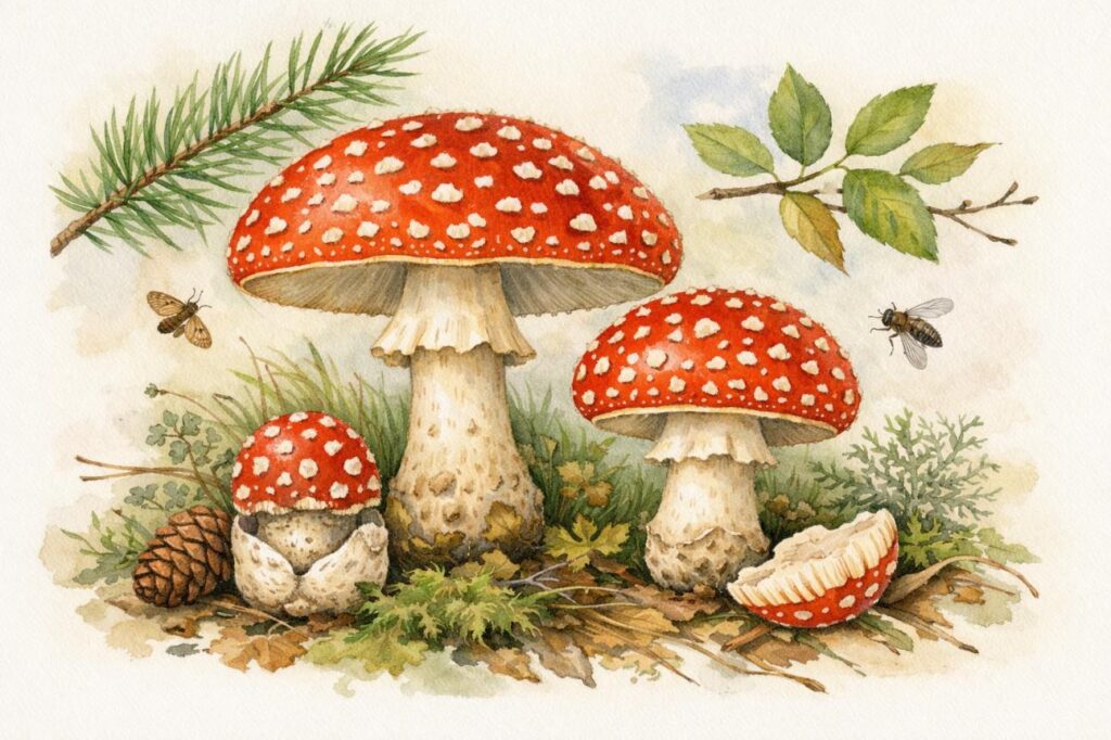 Agaricus muscarius remédio homeopático