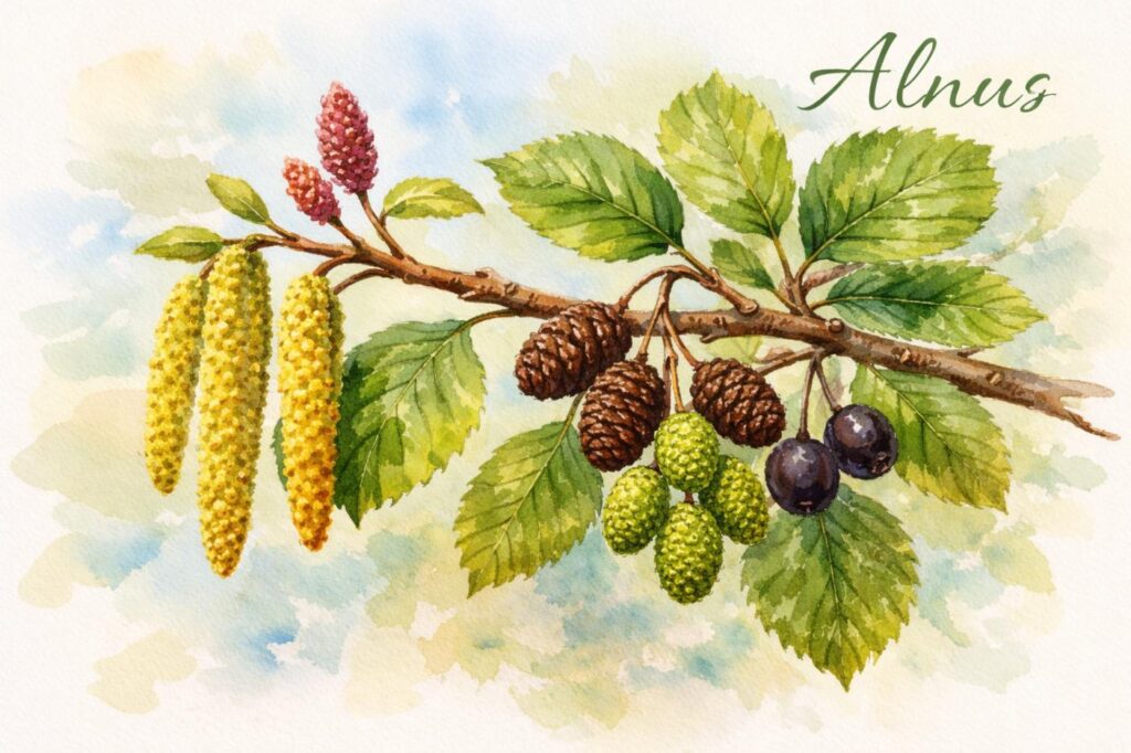 Alnus-remédio homeopático