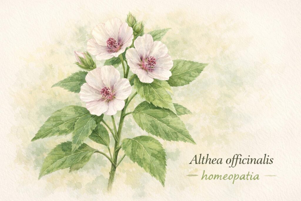 Althea officinalis na homeopatia – remédio homeopático