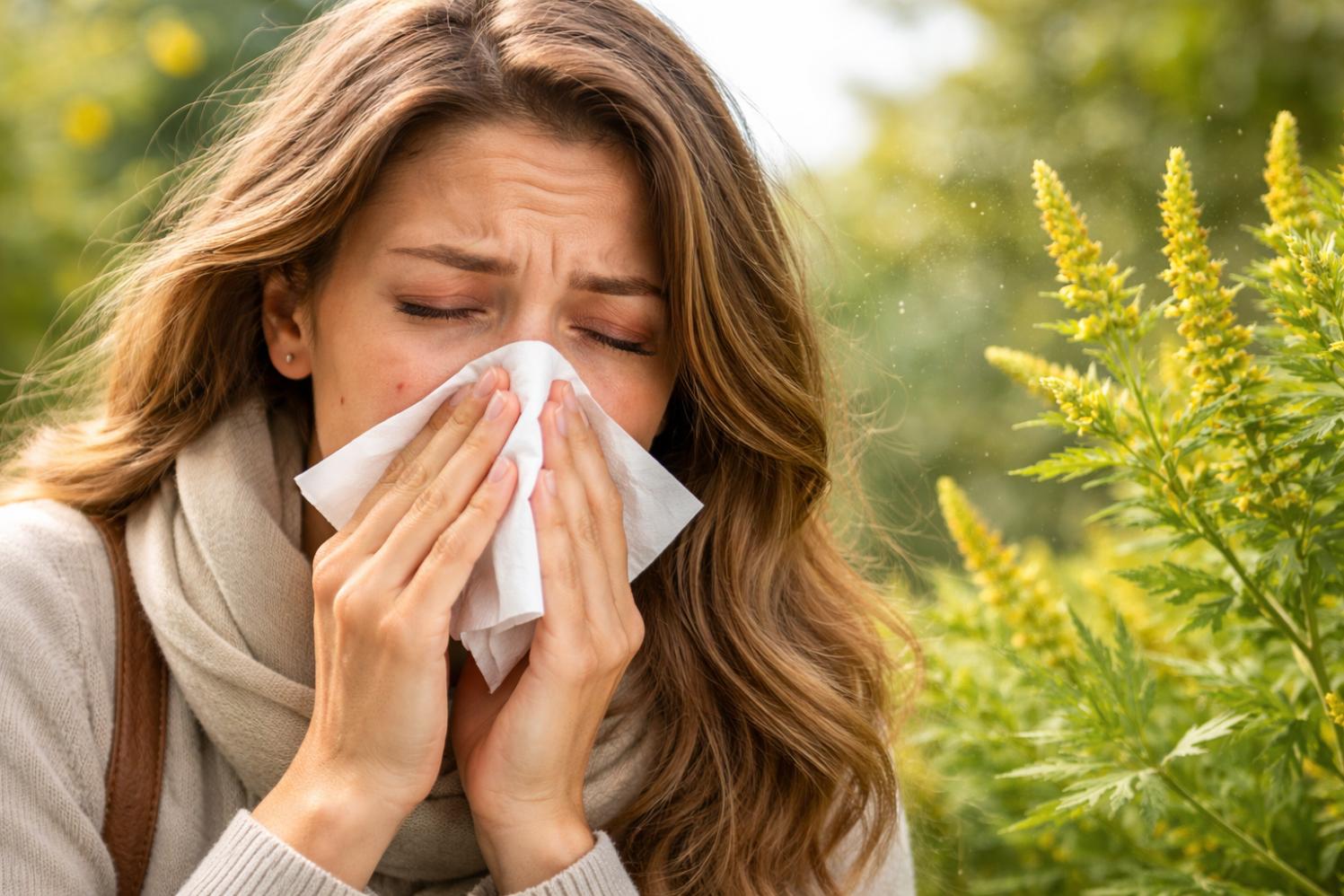 Ambrosia artemisiaefolium na homeopatia – coriza do feno e asma alérgica