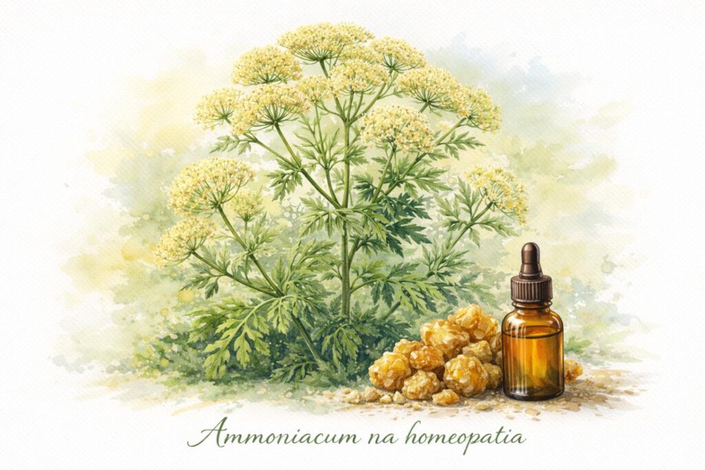Ammoniacum na homeopatia – remédio homeopático