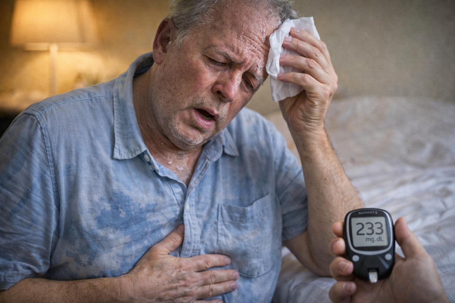 Ammonium aceticum na homeopatia – diabetes com calor abdominal e sudorese intensa