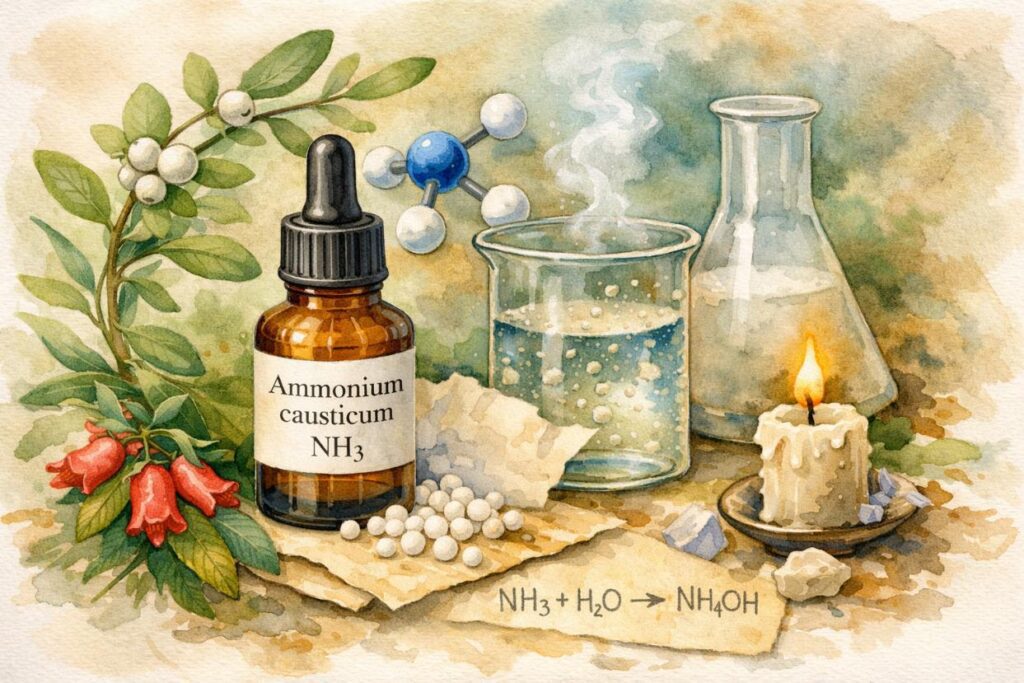Ammonium causticum na homeopatia – remédio homeopático
