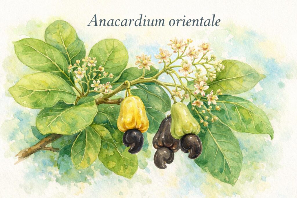 anacardium orientale na homeopatia