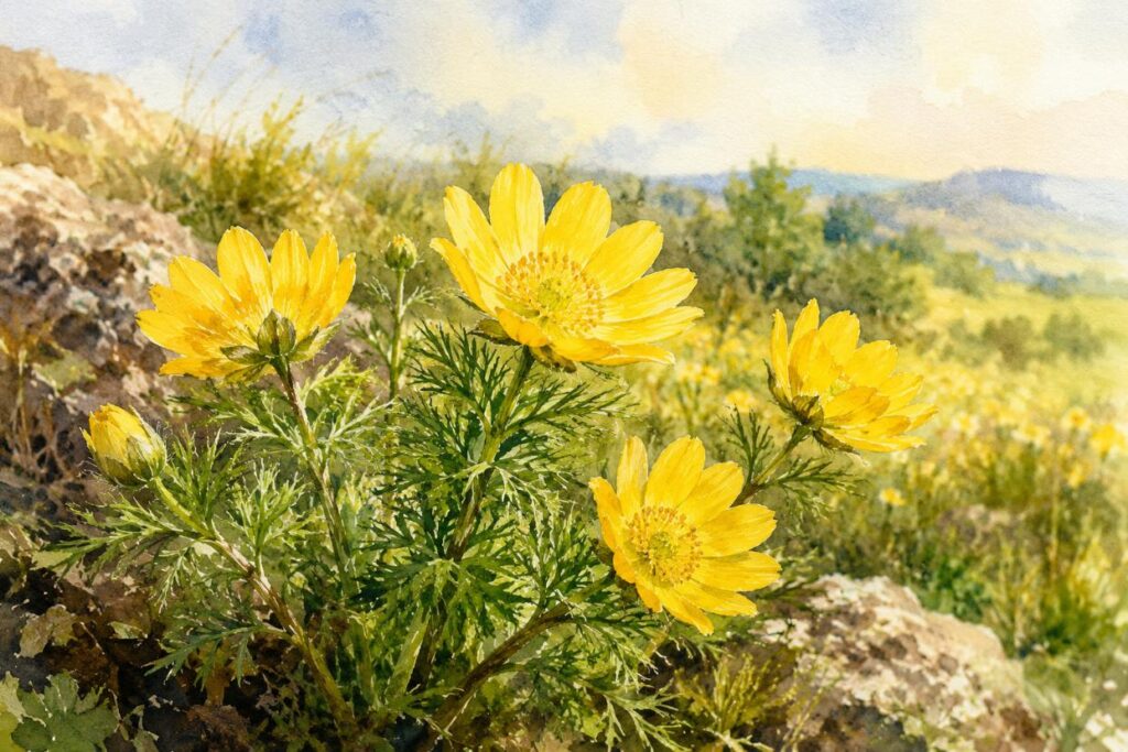 Adonidinum na homeopatia – remédio homeopático derivado de Adonis vernalis
