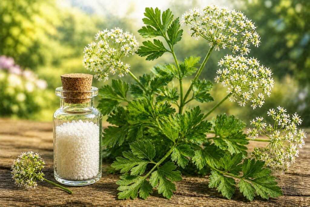 Apiolum na homeopatia