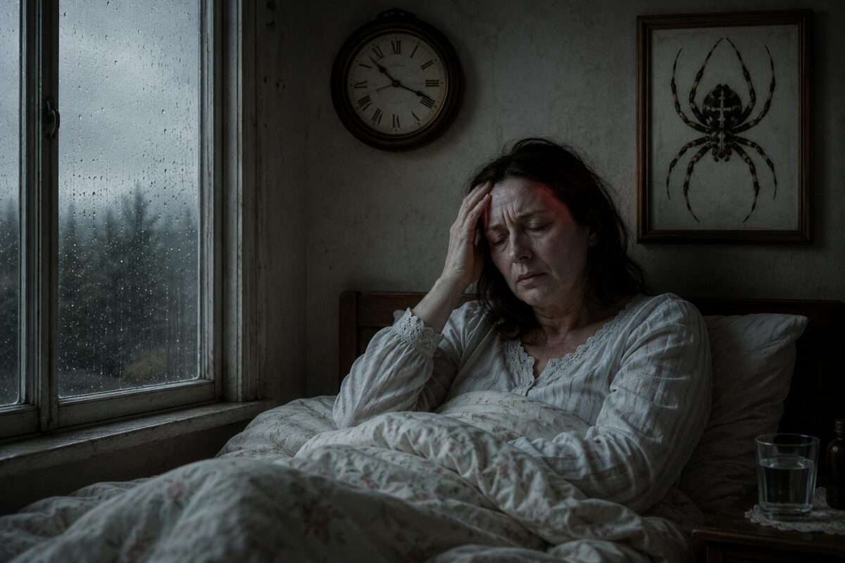 Aranea diadema na homeopatia – males ligados ao tempo úmido