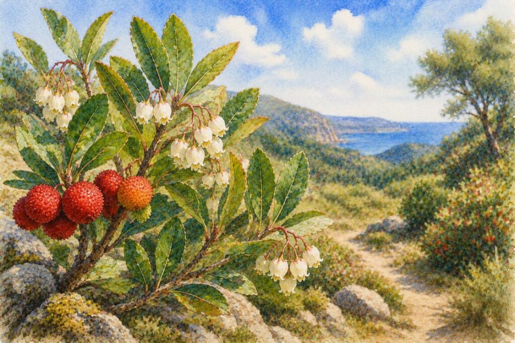 Arbutus andrachne 2 Arbutus andrachne na homeopatia