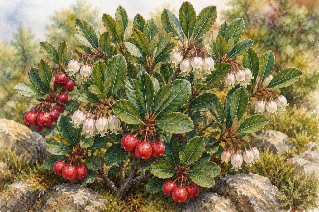 Arctostaphylos manzanita na homeopatia