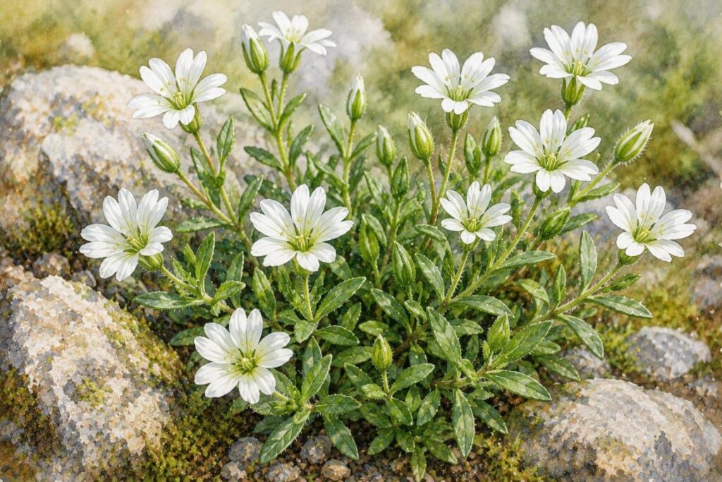 Arenaria glabra 2 Arenaria glabra na homeopatia