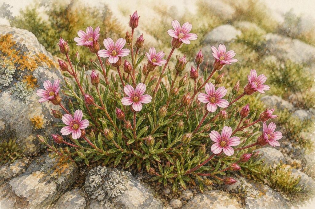 Arenaria rubra na homeopatia