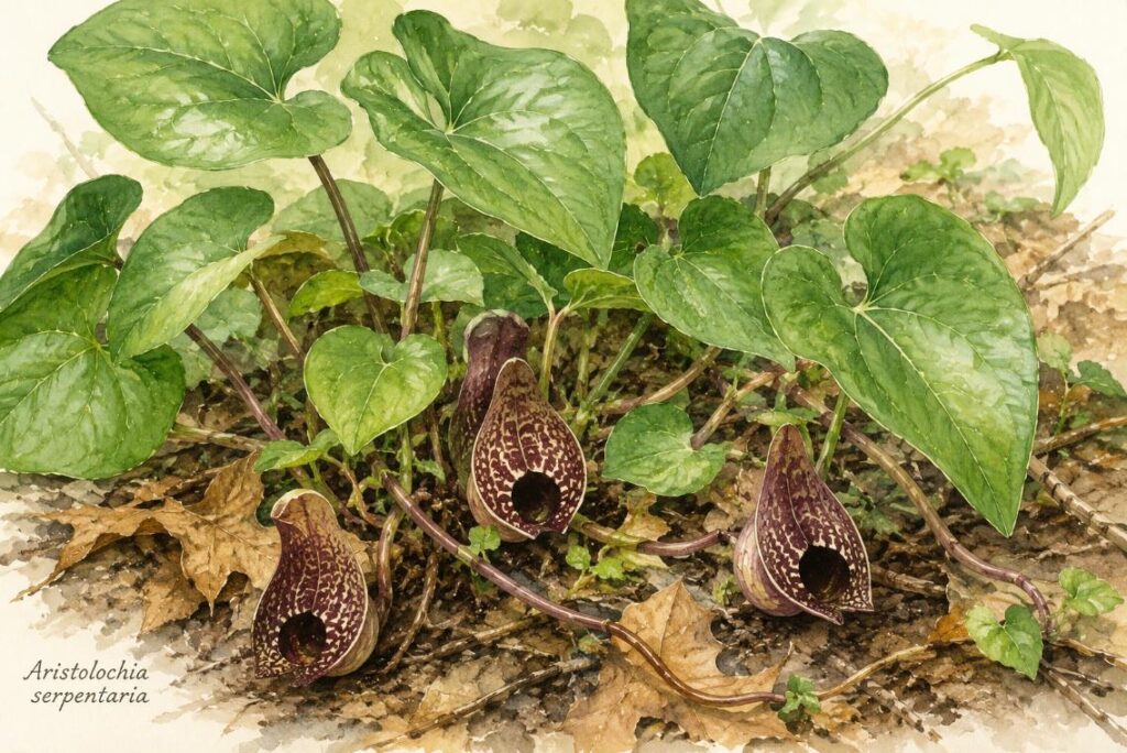 Aristolochia serpentaria na homeopatia