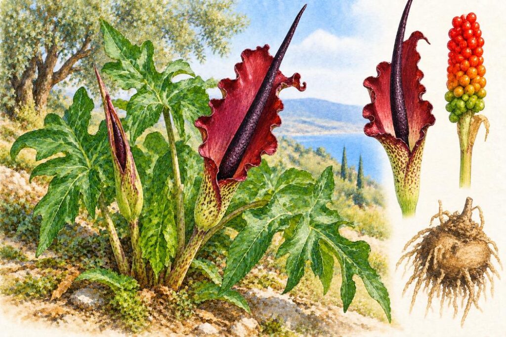 Arum dracunculus na homeopatia